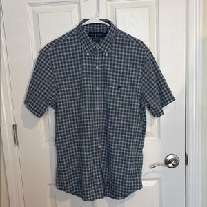 Polo Ralph Lauren Men's Classic fit performance Checkered Shirt RL Untucked fit